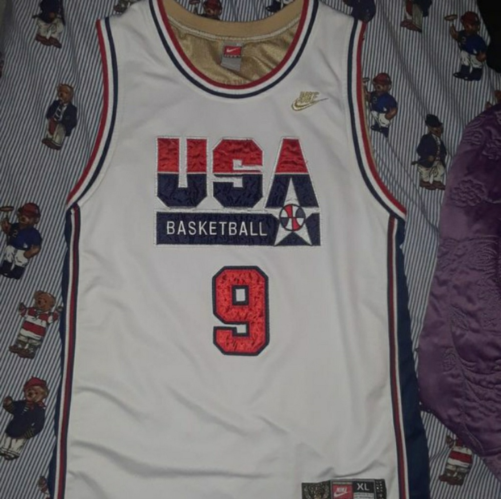 Michael jordan team USA stitched jersey